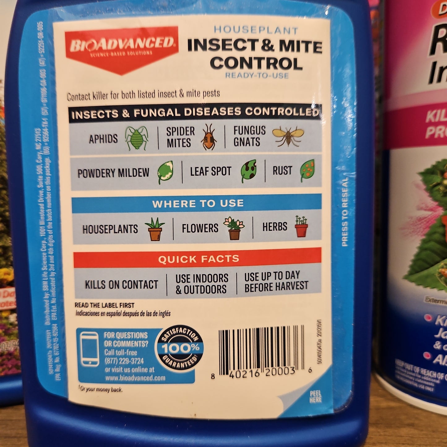 BioAdvanced Houseplant Insect+ 24oz RTU