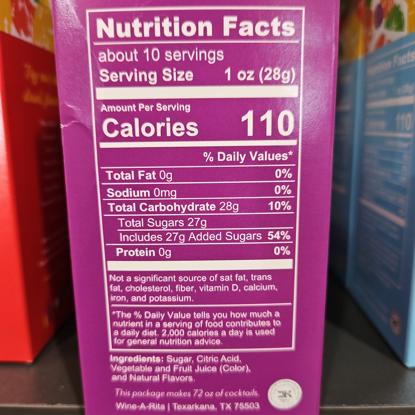 Wine A Rita Wine Glace Box 10oz