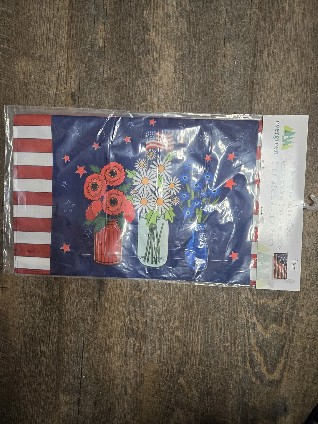 Mailbox Cover Patriotic Floral