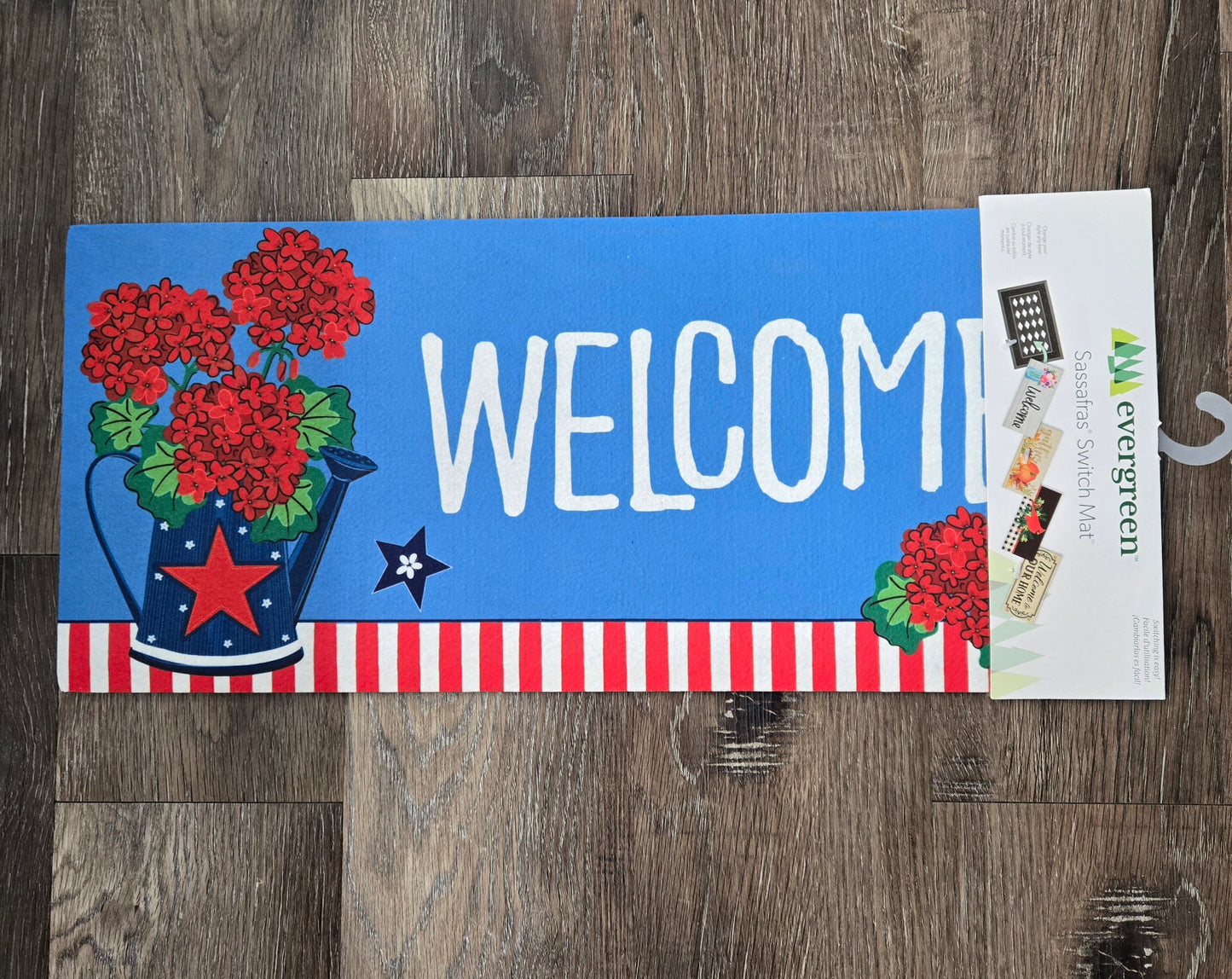 Switch Mat Patriotic Geraniums