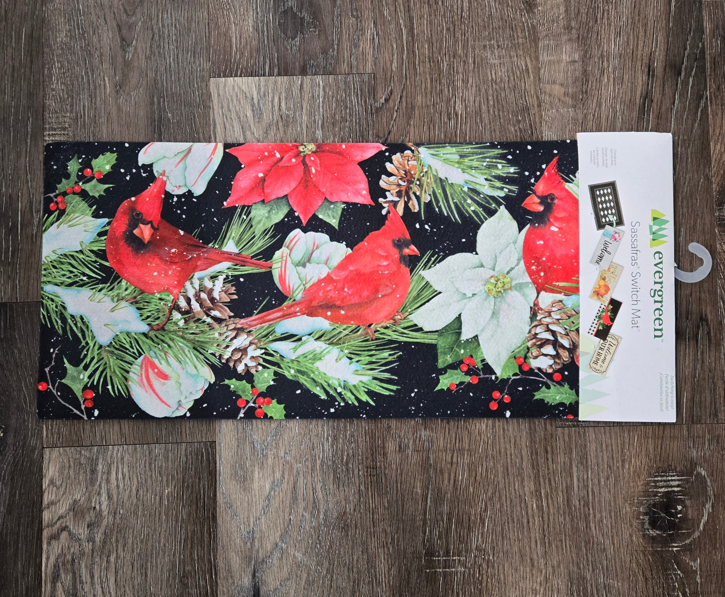 Switch Mat Joyful Cardinal Winter Visit