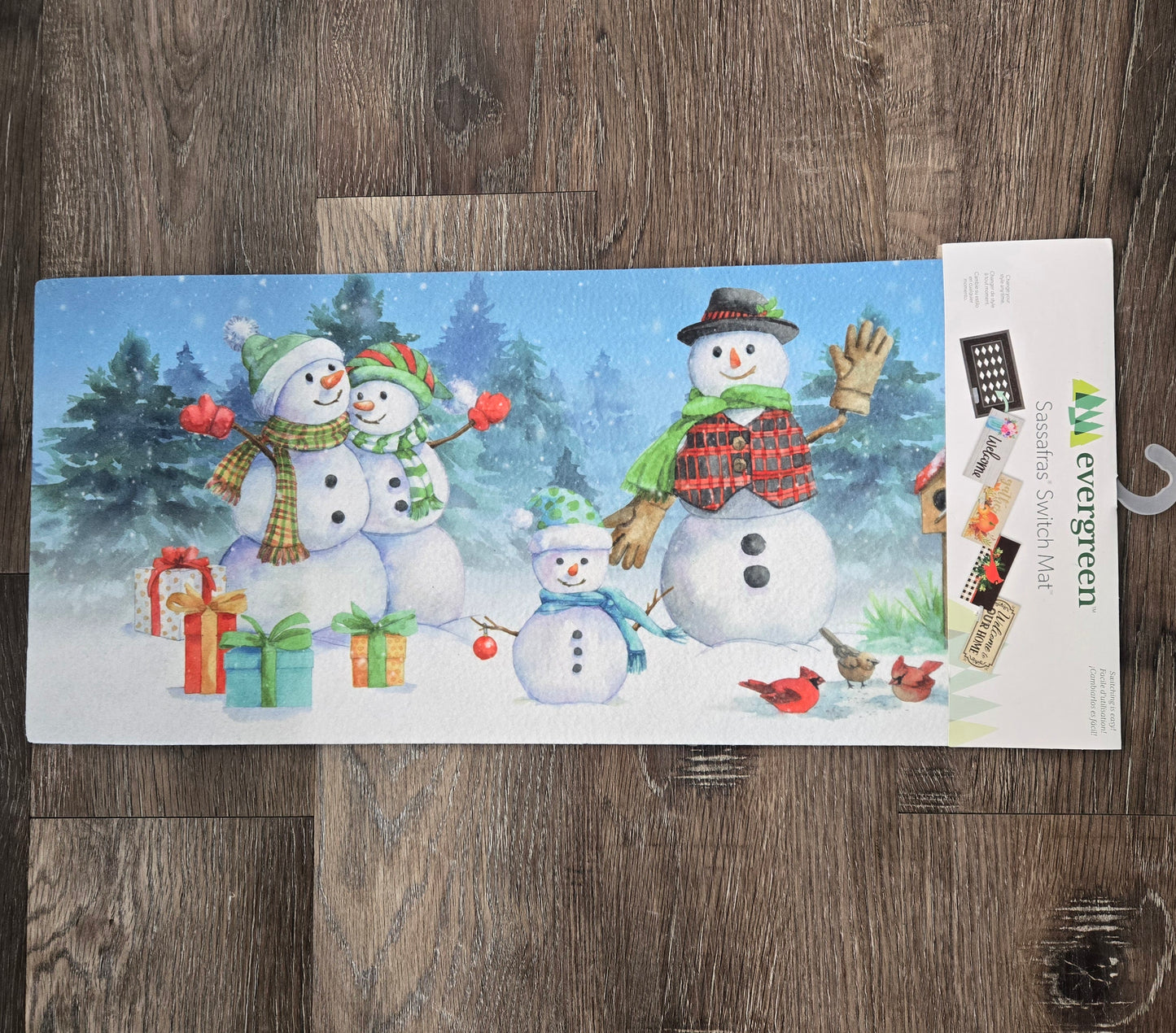 Switch Mat Snowman Family