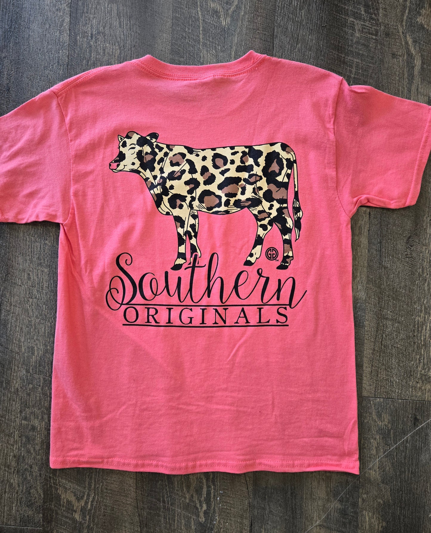 GG Tshirt Leopard Cow Coral YM