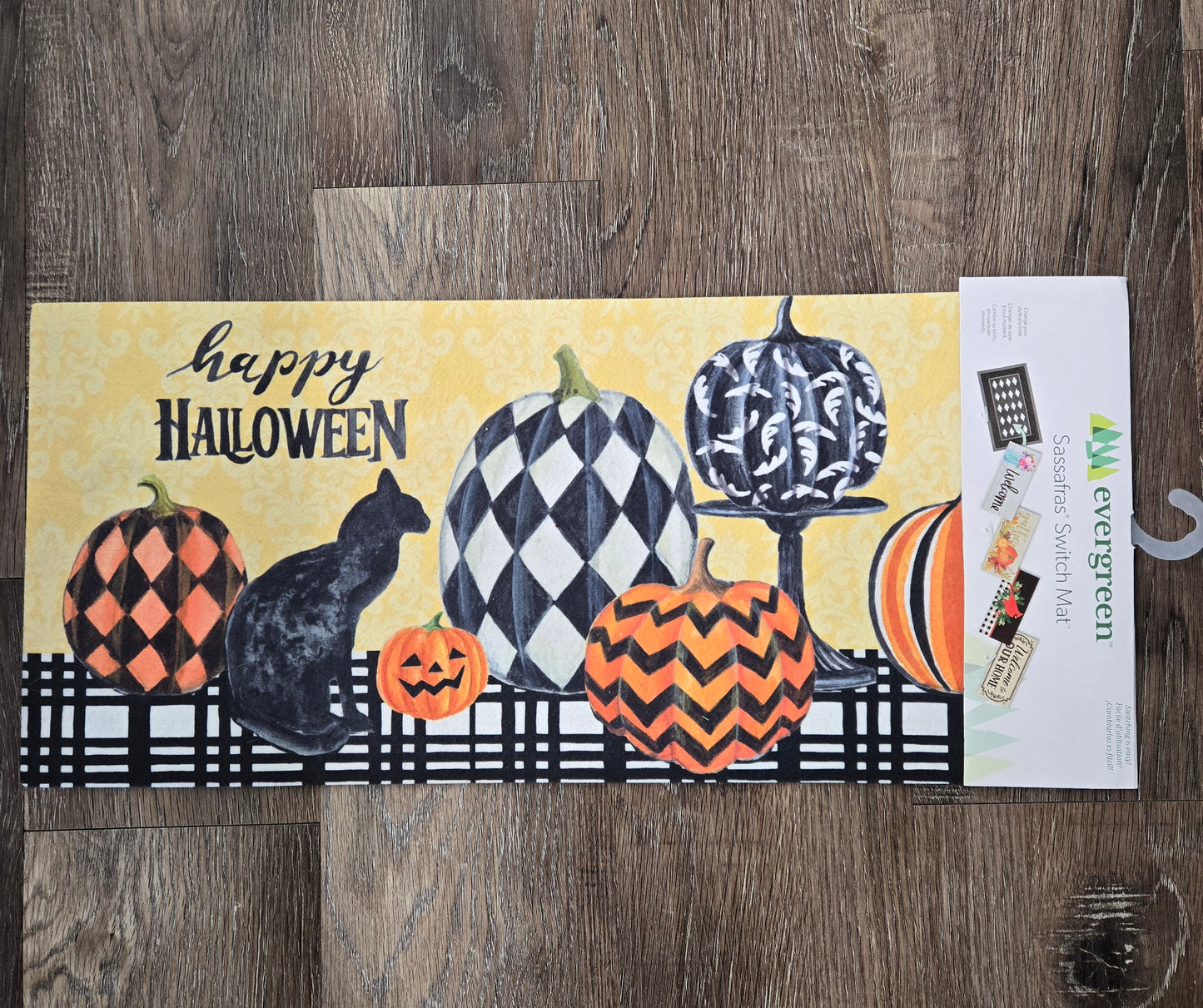 Switch Mat Happy Halloween Black Cat