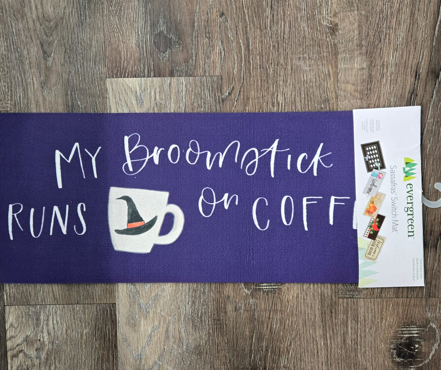 Switch Mat Spooky Season My Broomstick Runs on Coffee