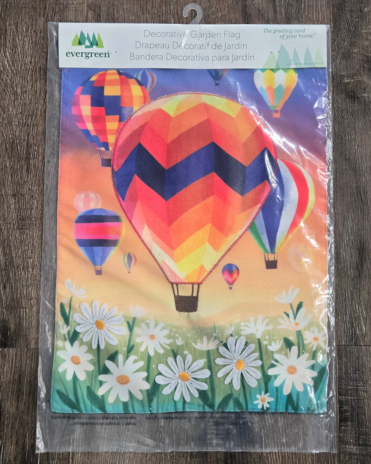 Garden Flag Hot Air Balloons