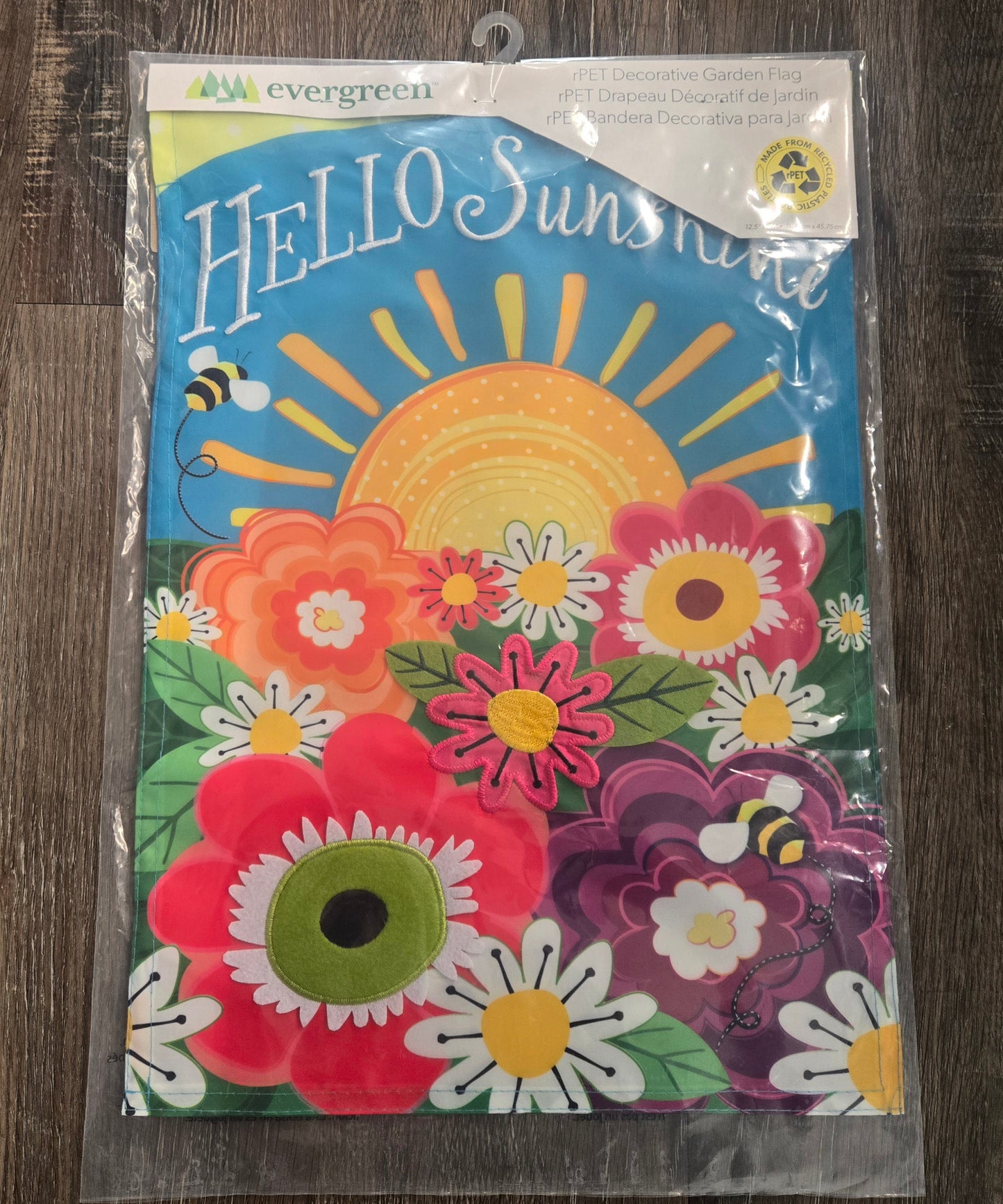 Garden Flag Hello Sunshine