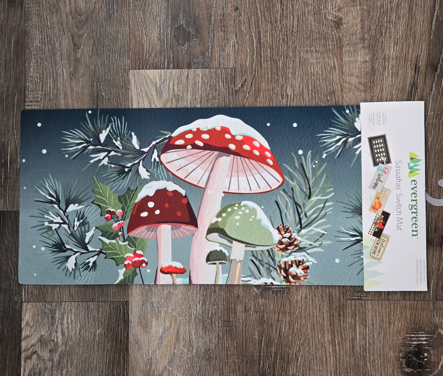 Switch Mat Woodlan Winter Mushroom