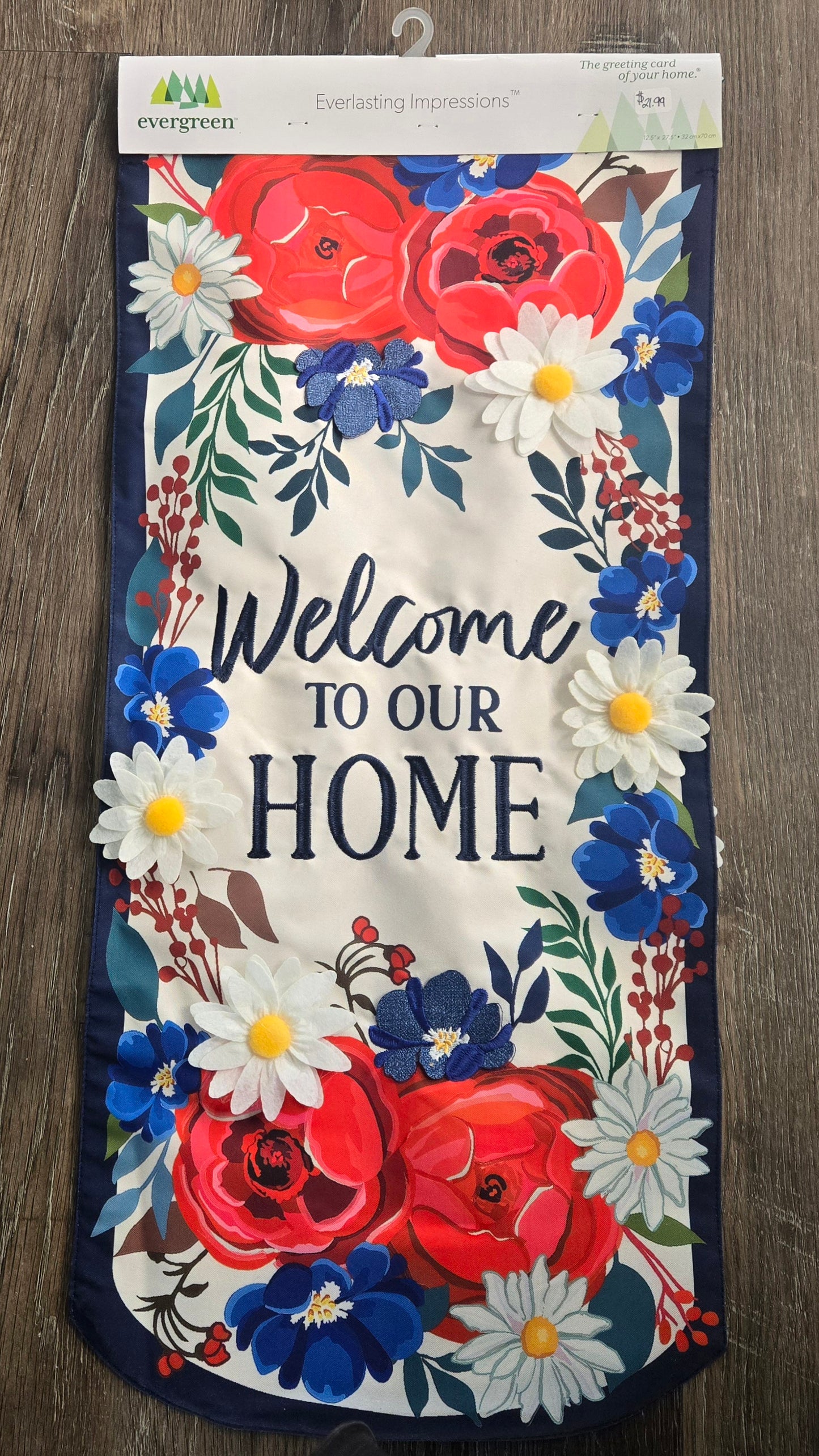 Long Flag Patriotic Welcome To Our Home
