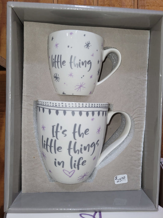 Ceramic Mug Set Its The Little Things In Life