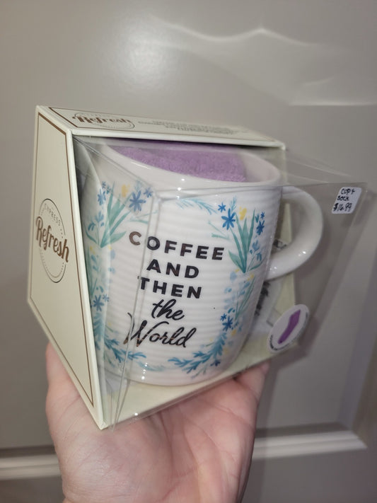 Ceramic Cup Coffee & Then The World Mug