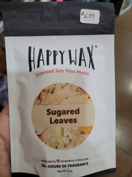 Happy Wax 2oz Pouch Sugared Leaves Wax Melts