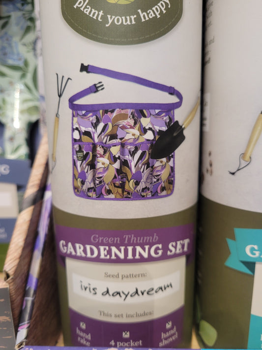 Seed & Sprout Gardening Set Iris Daydream