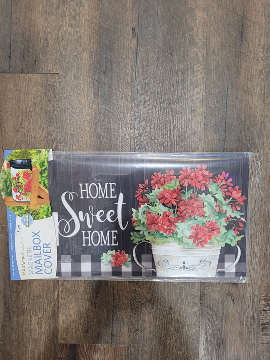 Mailbox Cover Sweet Home Geraniums