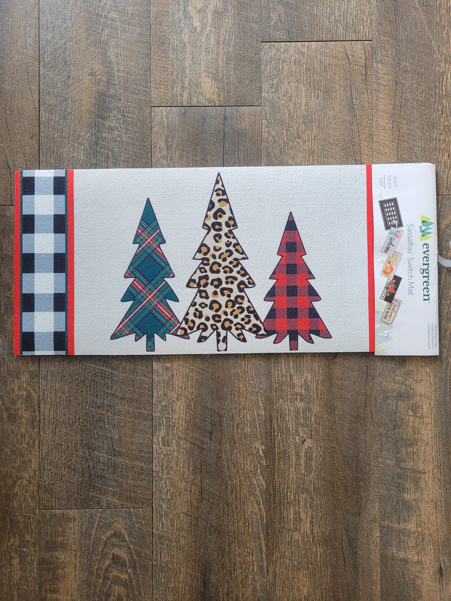 Switch Mat Mixed Print Christmas Trees