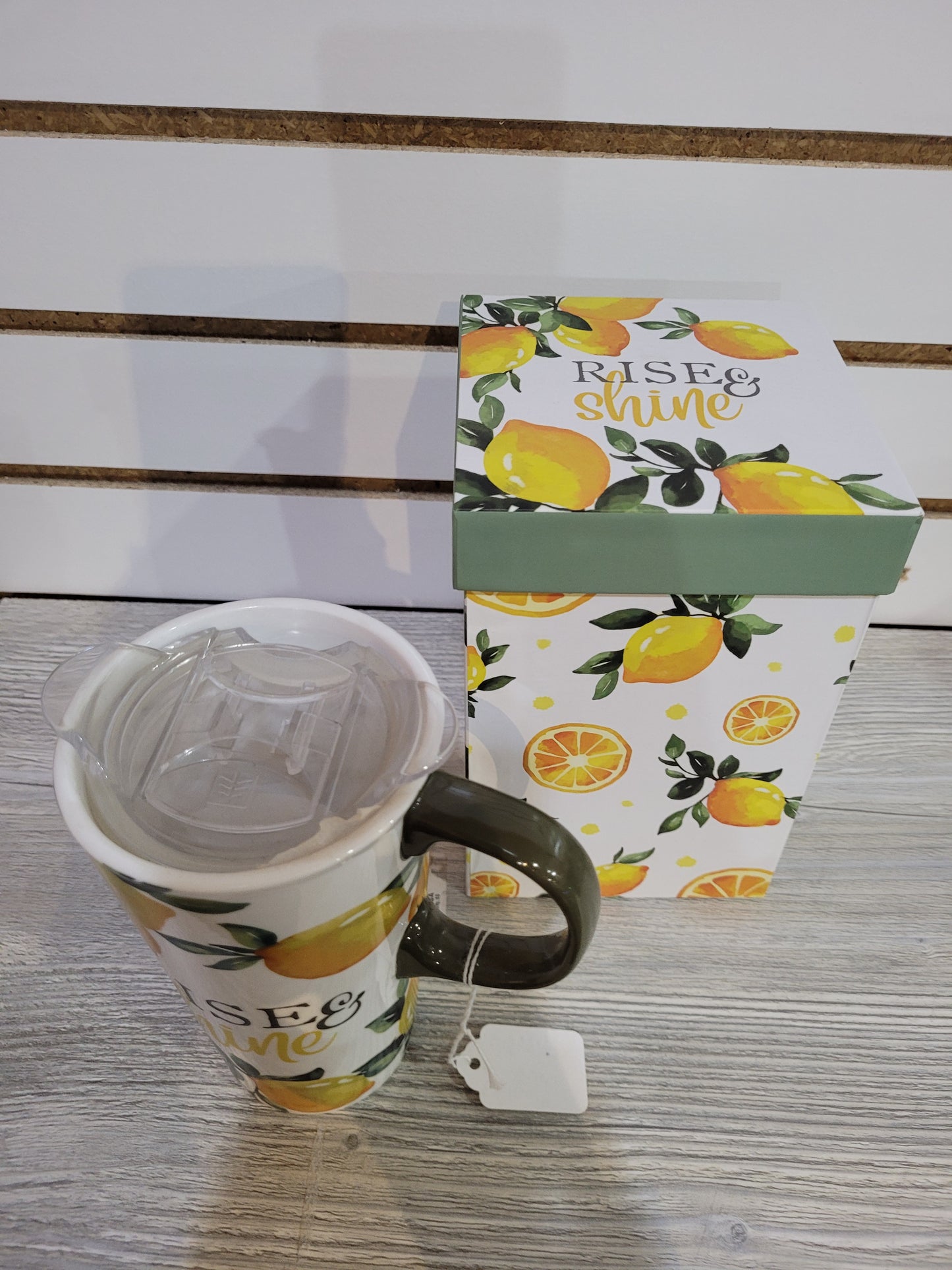 Travel Mug Rise and Shine Lemon Drop