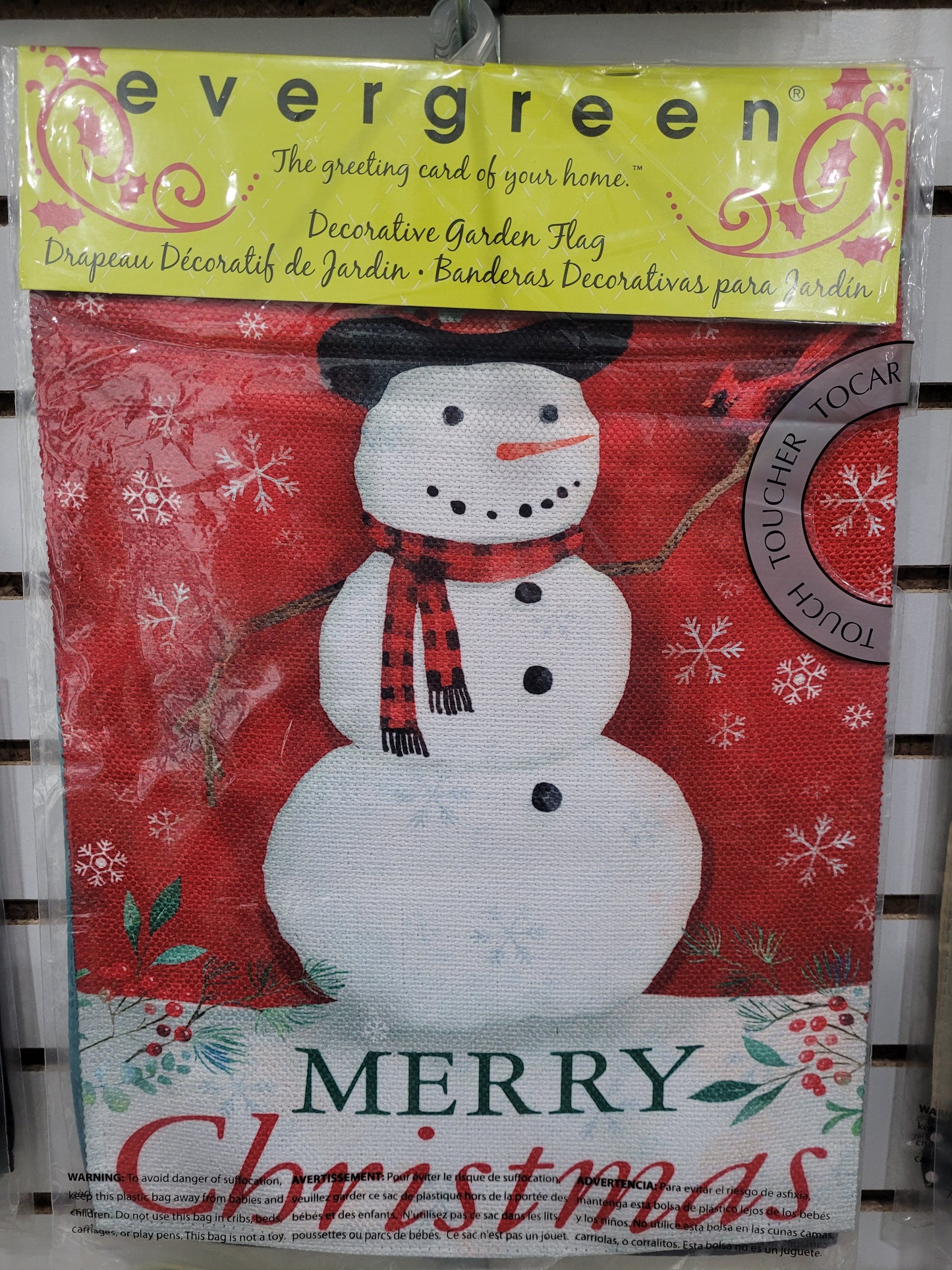 Garden Flag Christmas Heritage Snowman