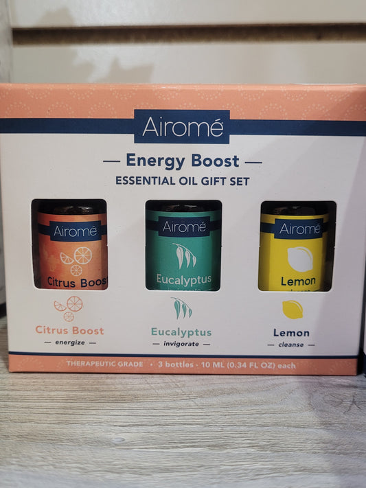Essential Oil Energy Boost Gift Set