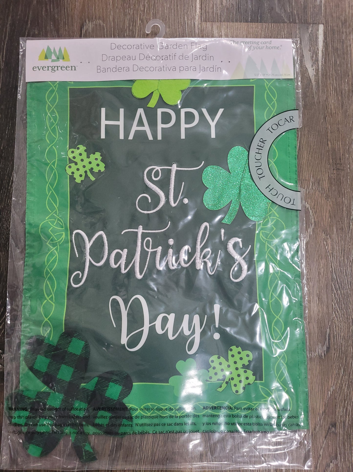 Garden Flag St Patricks Shamrocks