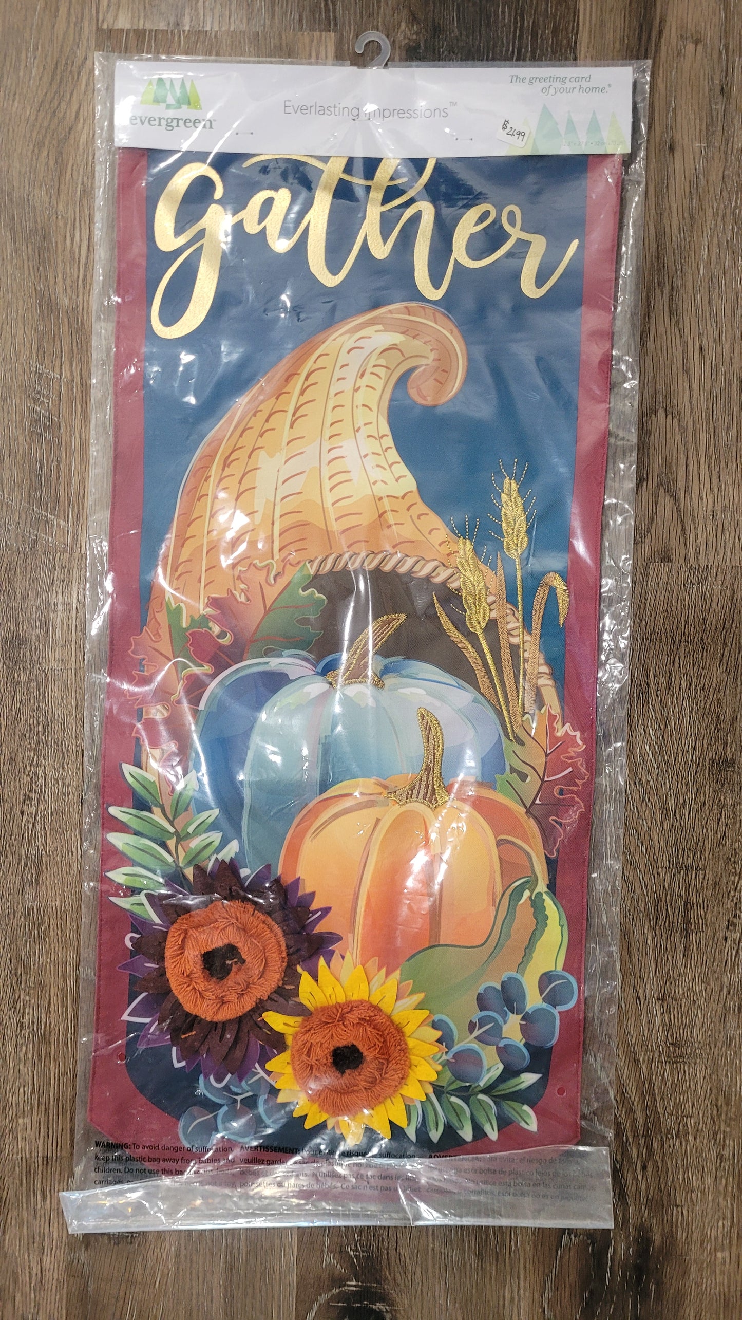 Long Flag Cornucopia Gather