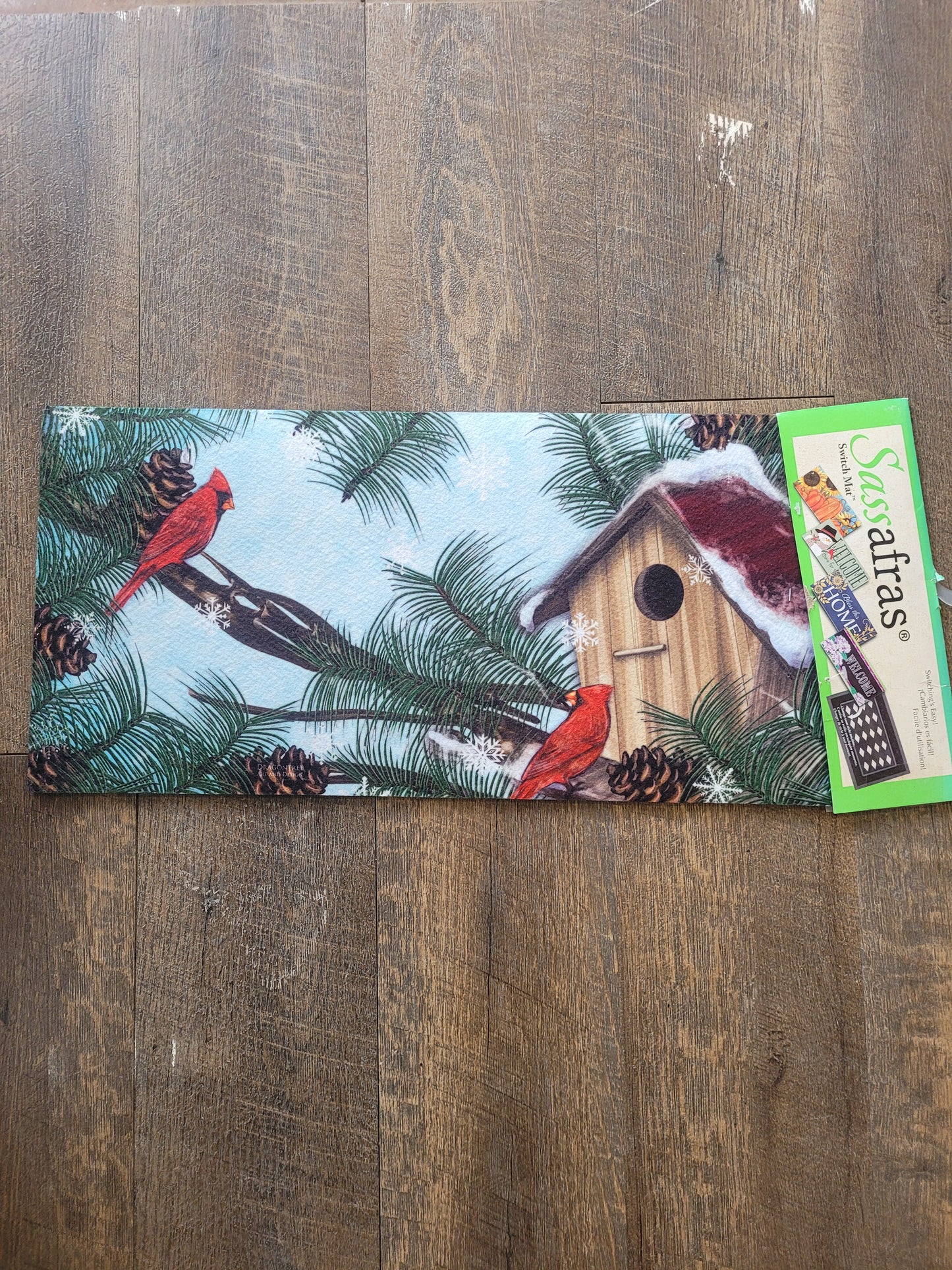Switch Mat Birdhouse Cardinals