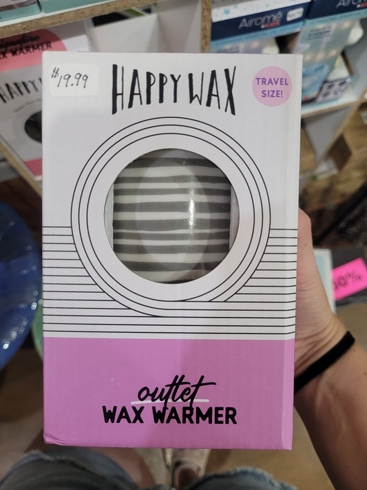 Happy Wax Outlet Warmer Gray Stripe