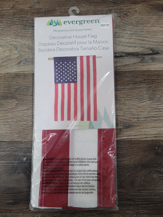 House Flag American Flag