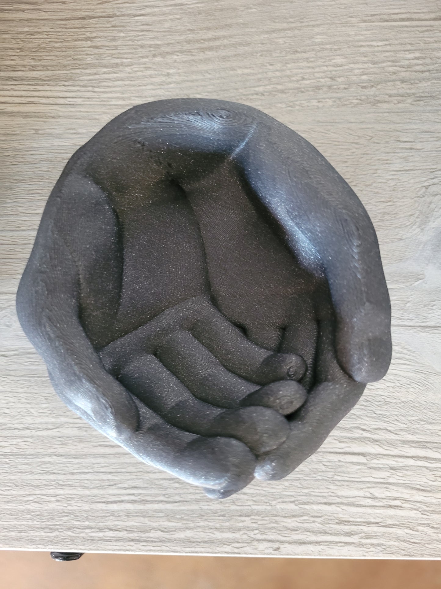 Pot Of Human Hands SM Black
