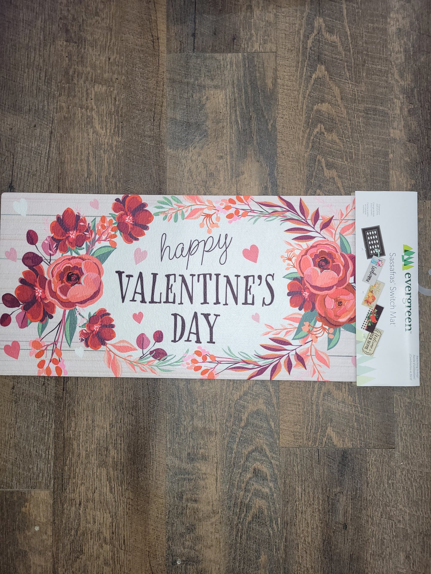 Switch Mat Floral Happy Valentines Day