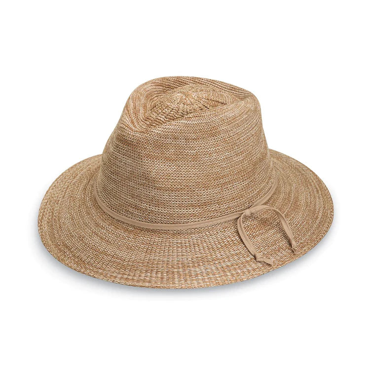 Wallaroo Hat Victoria Fedora Mixed Camel