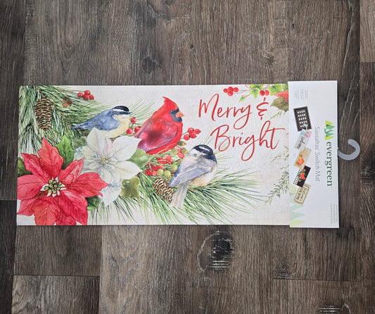 Switch Mat Merry And Bright Cardinal