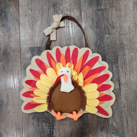 Door Decor Give Thanks Turkey