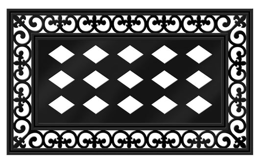 Switch Mat Tray Black Fleur Scroll