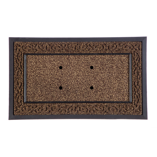 Switch Mat Tray Brown Solid Scroll
