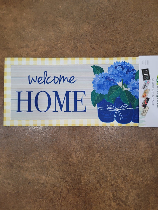 Switch Mat Welcome Home Hydrangeas