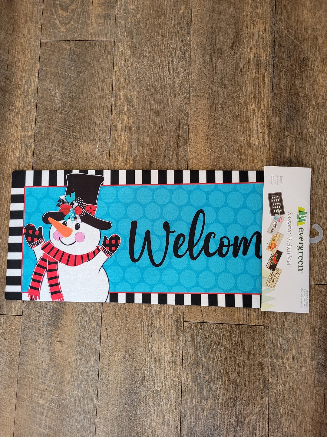 Switch Mat Patterned Snowman Sassafras