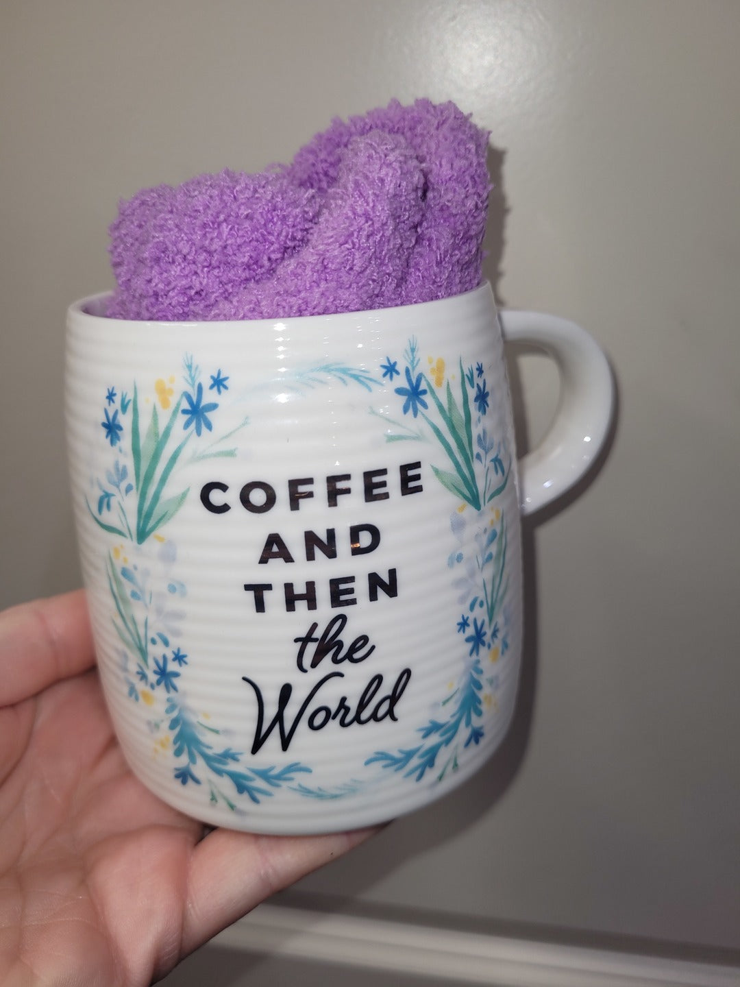 Ceramic Cup Coffee & Then The World Mug