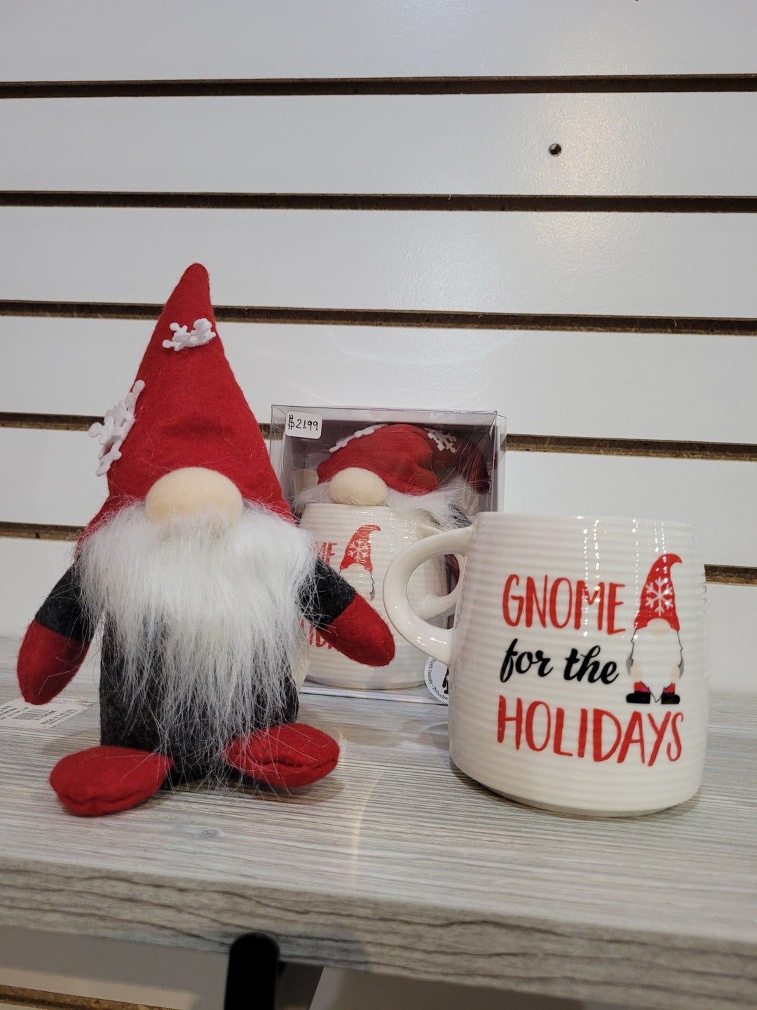 Gnome Plush & Ceramic Mug