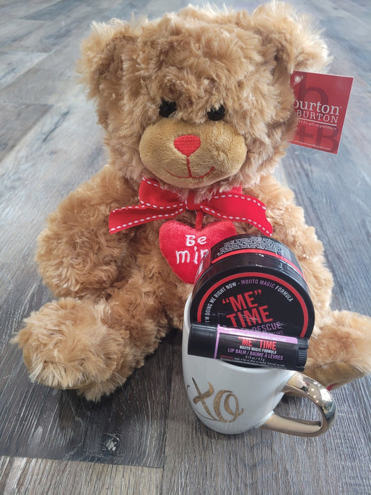 Valentine's Teddy Bear Gift Set