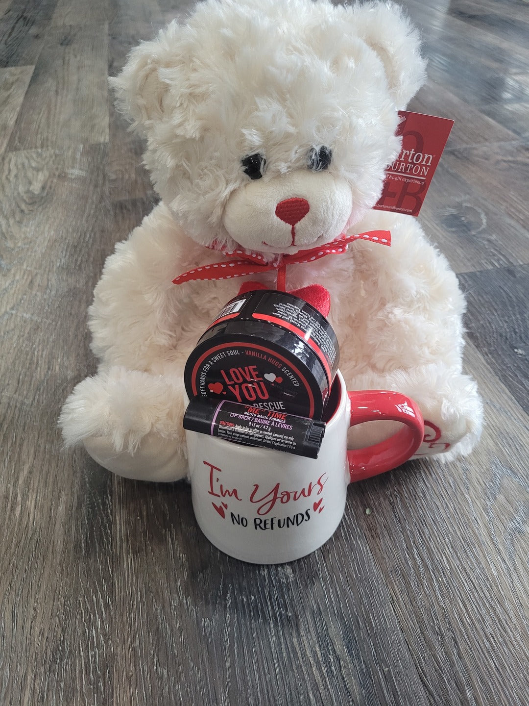 Valentine's Teddy Bear Gift Set