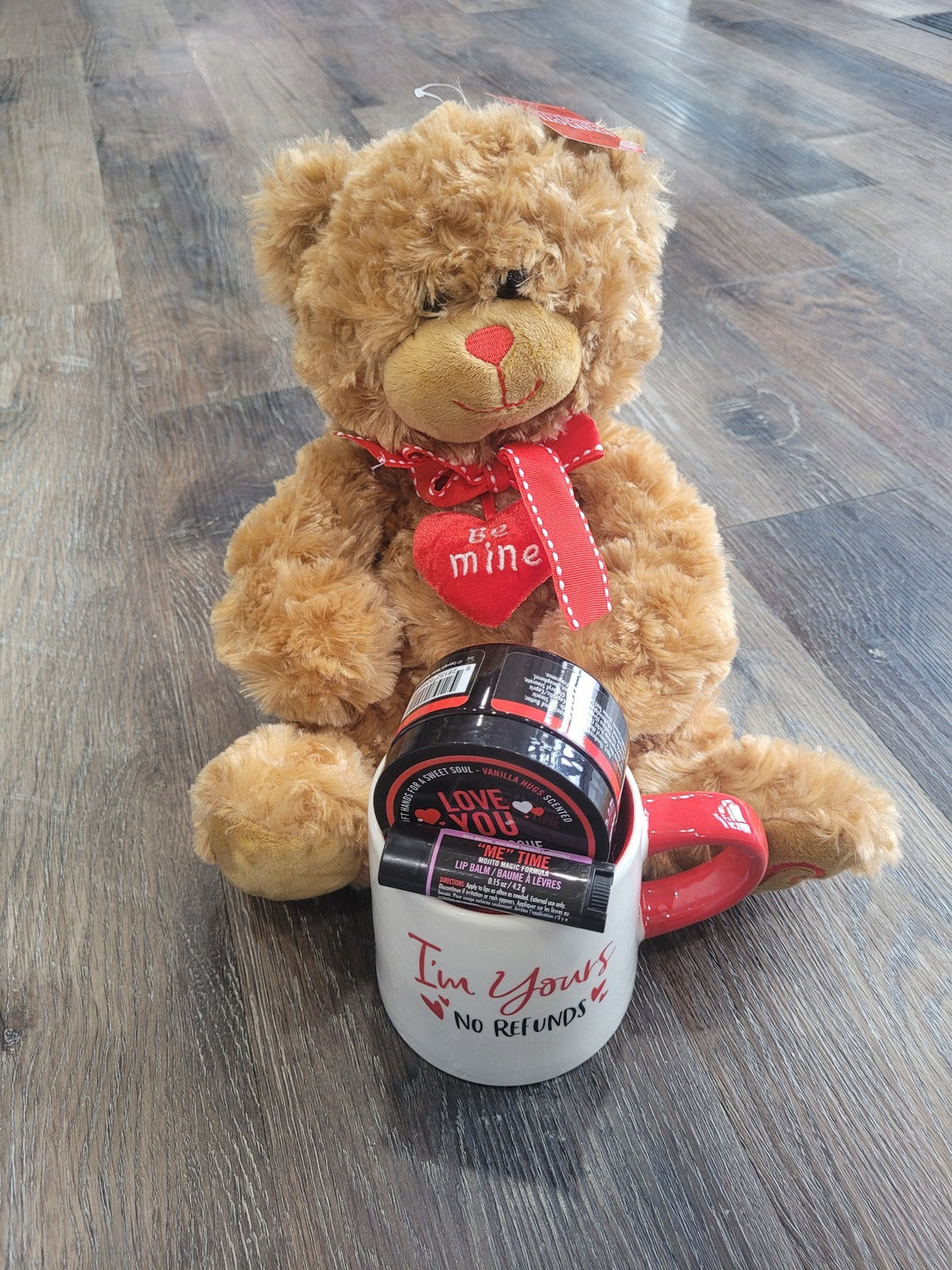 Valentine's Teddy Bear Gift Set