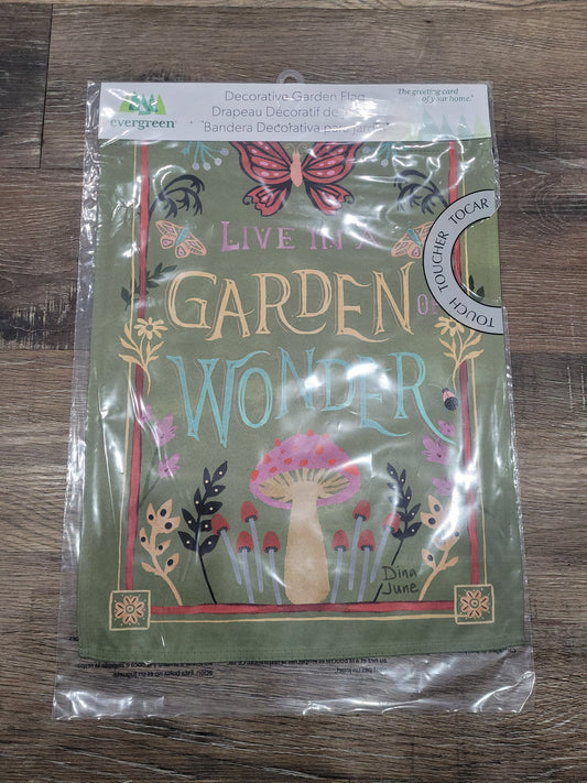 Garden Flag Garden Of Wonder Suede