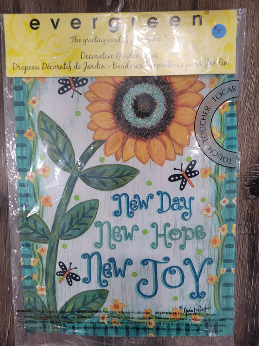Garden Flag New Day