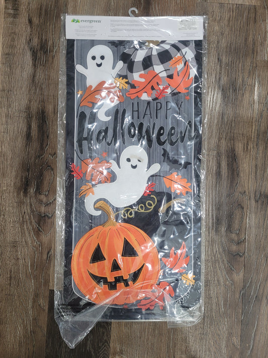 Long Flag Happy Halloween Ghost Pumpkin