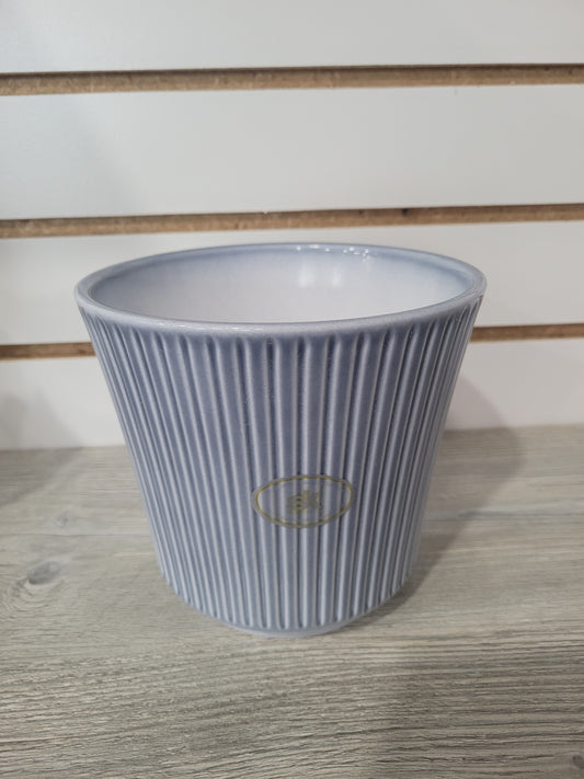 Pot Delphi Blue Gray 6.3"