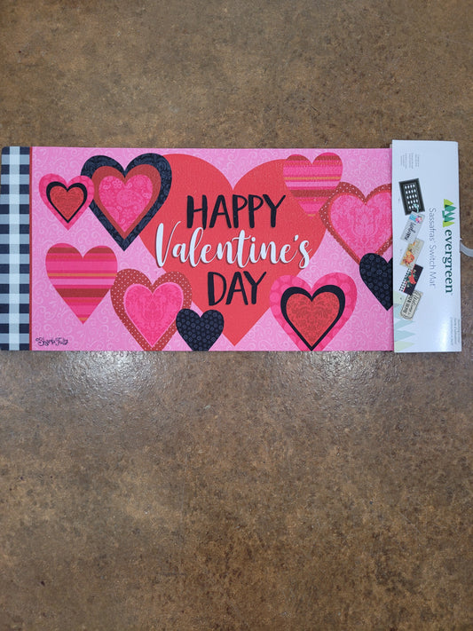 Switch Mat Patterned Valentines Hearts