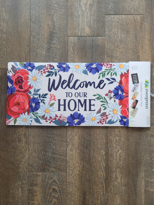 Switch Mat Patriotic Welcome To Our Home