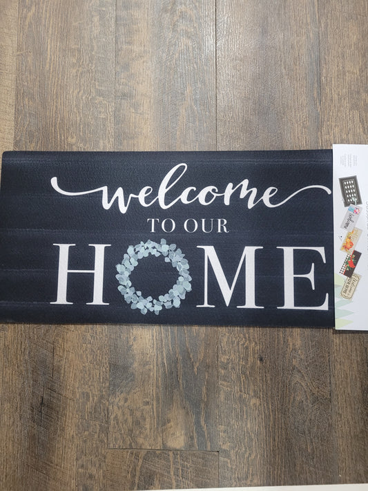 Switch Mat Eucalyptus Welcome