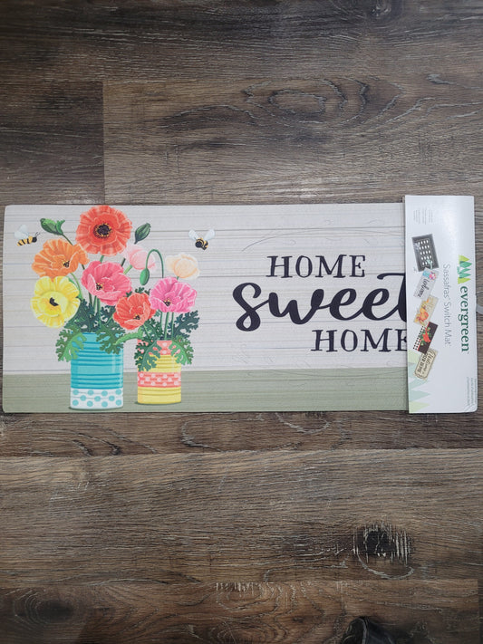 Switch Mat Poppies And Painted Cans