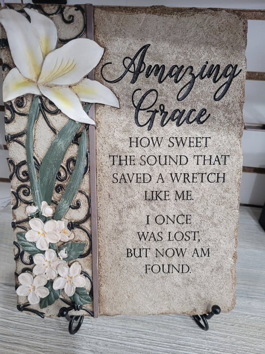 Garden Stone Amazing Grace